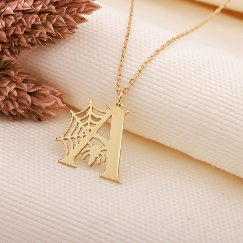 handmadejewellery
spiderweb necklace
spider web jewelry
gothic letter
spiderman necklace
hallowen necklace
hallowen day gift
letter necklace
spider necklace
hallowen jewerly
initial necklace
14k gold
hallowen pendant
