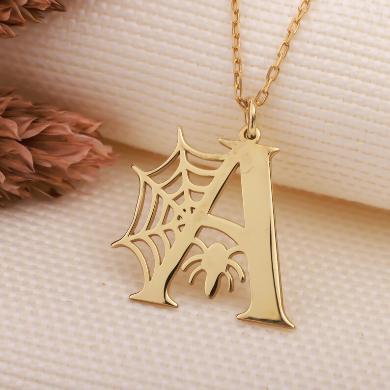 handmadejewellery
spiderweb necklace
spider web jewelry
gothic letter
spiderman necklace
hallowen necklace
hallowen day gift
letter necklace
spider necklace
hallowen jewerly
initial necklace
14k gold
hallowen pendant