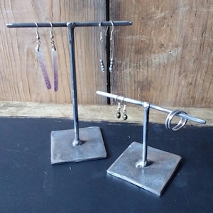 Short earring hanging display stand welded by Wocky jewellery