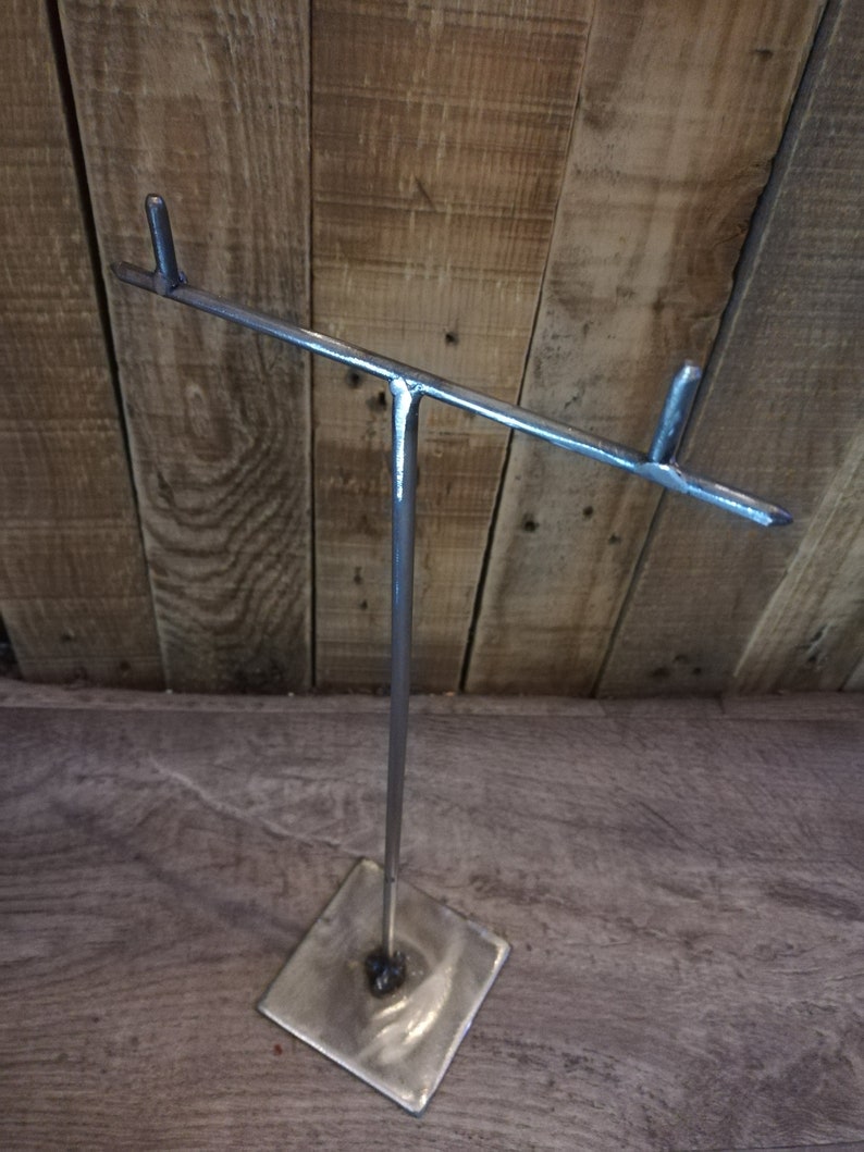 Necklace Display Stand 30cm Tall. by Wocky Metals. Craft Fair Etsy