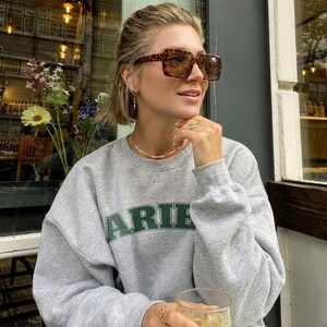 ARIES Zodiac Sweatshirt, Astrology Sweater, Women Tops, Birthday Gifts Tees, Trendy Sweater, Pinterest Hoodie image 2