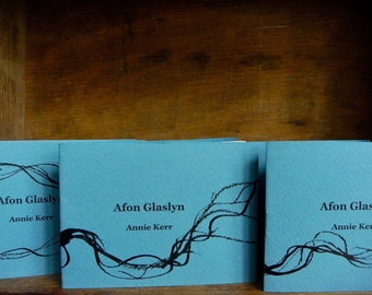 Limited edition booklet of prose inspired by the river "Afon Glaslyn" in Snowdonia, Wales