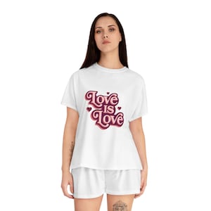 Love is Love Pajama Set: Women&#39;s Cozy Loungewear