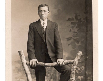 Antique Photograph - Young Man