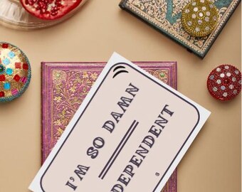 Sweary Affirmation Cards
