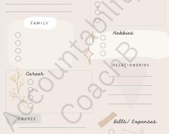 Weekly Accountability Tracker