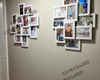 Wooden Collage Picture Frame | 4×6 Picture Frame | Photo Collage | Family Picture Frames Collage | Photo Collage Frame | Large Collage Frame