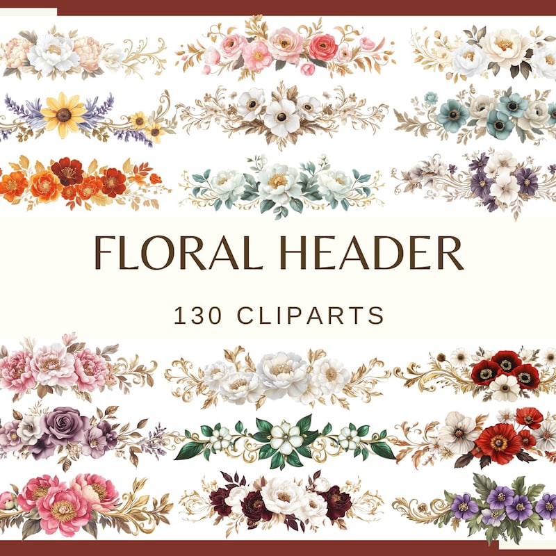 Floral Chapter Headers - Etsy