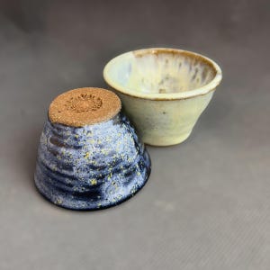 Handmade Ceramic Ring Dish Set: Small Glazed Bowls