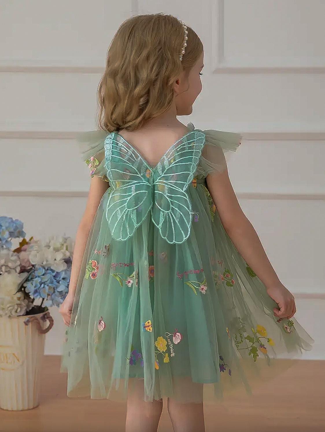 green emerald velvet dress Sage Green Flower Fairy Long Prom Dress Ball Gown, A-Line Strapless Sl main image 0