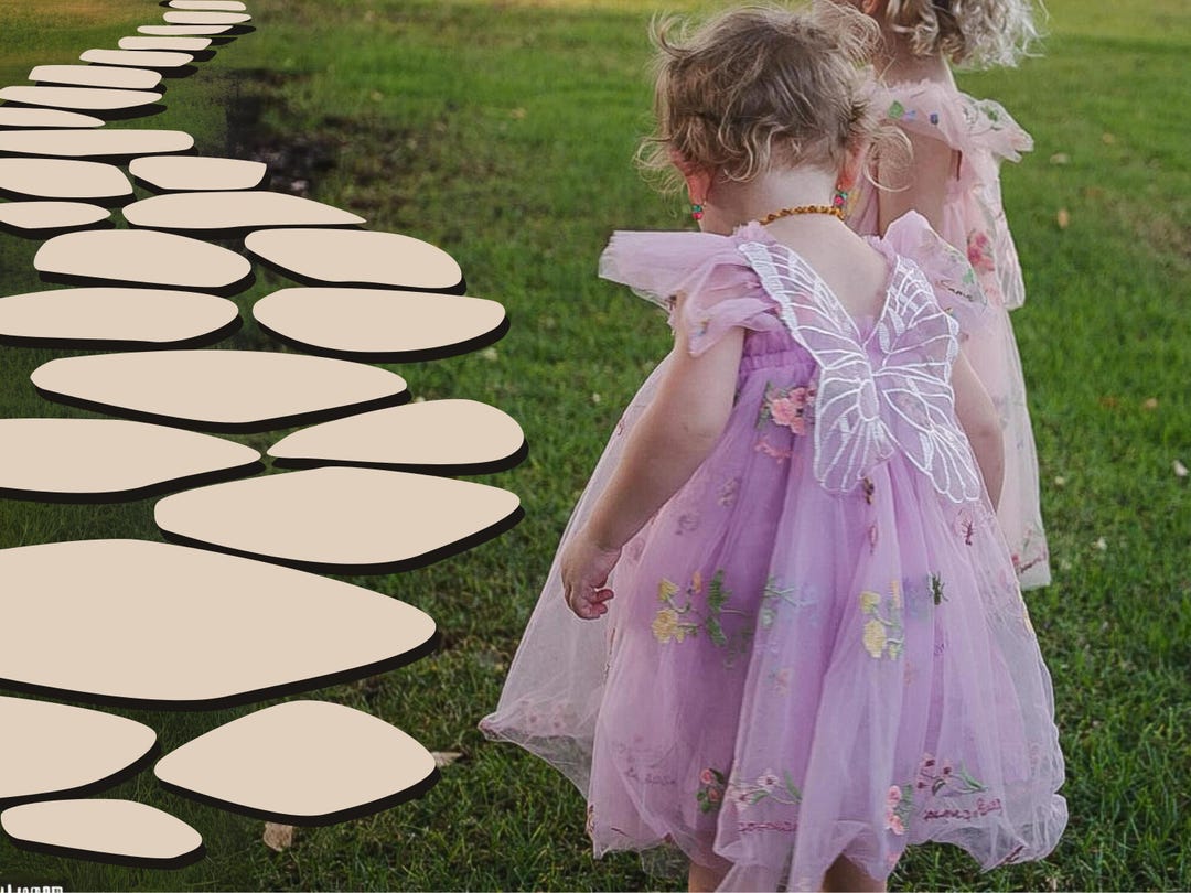 Purple Haze Butterfly Garden Princess Dress
