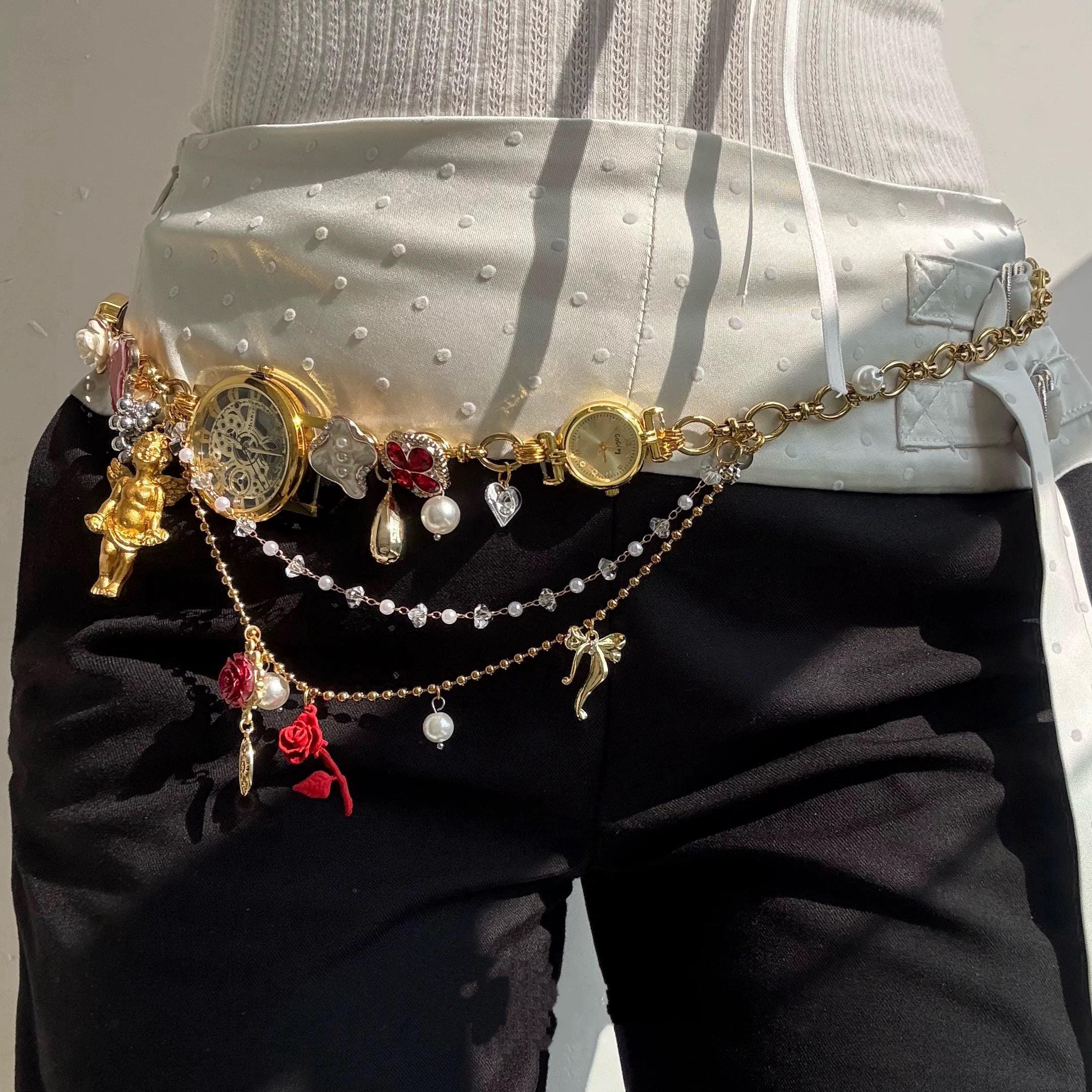 Pants Pearls Belt - Etsy
