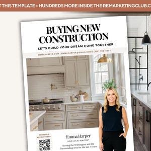 New Construction Buyer Guide Template – Editable Real Estate Canva Design