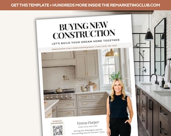 New Construction Buyer Guide Template – Editable Real Estate Canva Design