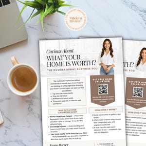 Home Value Marketing Flyer | Real Estate Canva Template | CMA Property Flyer | CMA Mailer | CMA Lead Magnet | Real Estate Lead Magnet Flyer