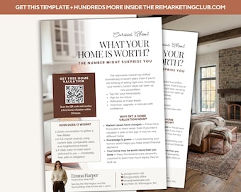 Bearbeitbarer Hauswert CMA Canva Design