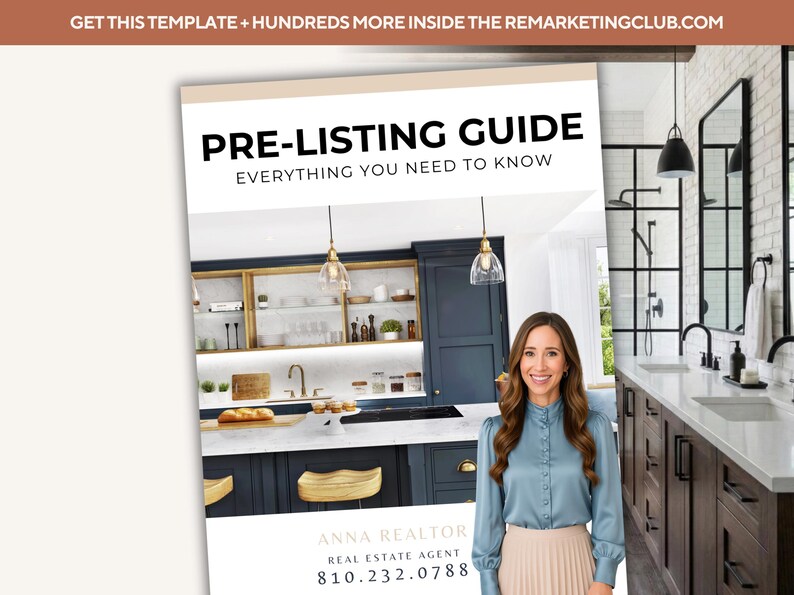 Seller Pre Listing Presentation Template | Canva Realtor Listing Packet ...