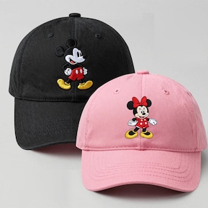 Mickey | Minnie Mouse-hoed voor volwassenen en kinderen – op maat geborduurde Mickey Ears-pet, Disney Trip-hoed voor Magic Kingdom-vakantie