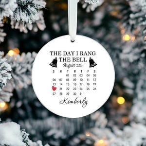 Ende der Chemotherapie, Chemotherapie Abschlussfeier, Krebsüberlebender Geschenk, Ring the Bell Andenken, Chemotherapie Abschlussfeier Geschenk, Genesungsfeier Geschenk