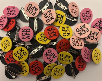 Pines | insignias | botones | FCK AFD | varios colores