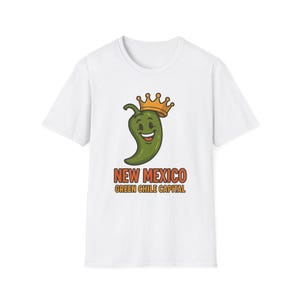 Green Chile Capital New Mexico Pepper Crown Design for Chile Lovers Shirt