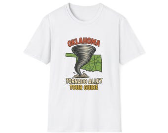 Oklahoma Tornado Alley Tour Guide Funny Storm Chaser Humor Shirt