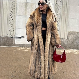 チ*コ様 SAGA FOX ブラウン ロングファーコート Fur coat 6/ 楽天市場】saga fox コートの通販