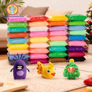 36 Colors Air Dry Clay Kit | Ultra Light Modeling Clay Set with Tools