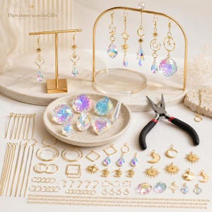 260PCS Plant Pot Suncatcher Kit DIY Crafts for Adults Windows Crystal Sun