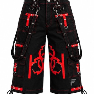Goth Cargo Shorts - Etsy