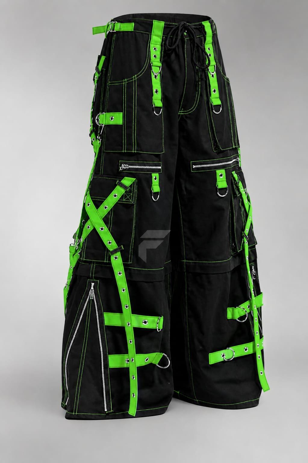 Mens Neon Green Cargo Shorts - Etsy