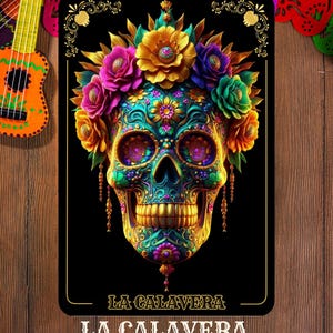 Oracle La Calavera self-published 73 cards + explanatory booklet