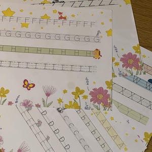 Tracing Letters for Kids & Toddlers | Handwriting Practice Worksheets | Alphabet Tracing Book | Preschool Learning | Printable Workbook