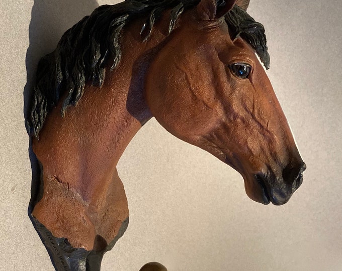 Chestnut Horse Coat Hanger Decorative Wall Hanger Natures Etsy
