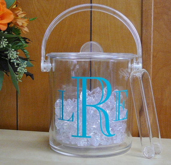 Items similar to 1.5 Quart Double Wall Acrylic Ice Bucket on Etsy