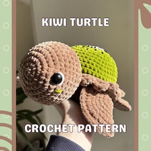 Kiwi Turtle Crochet Pattern