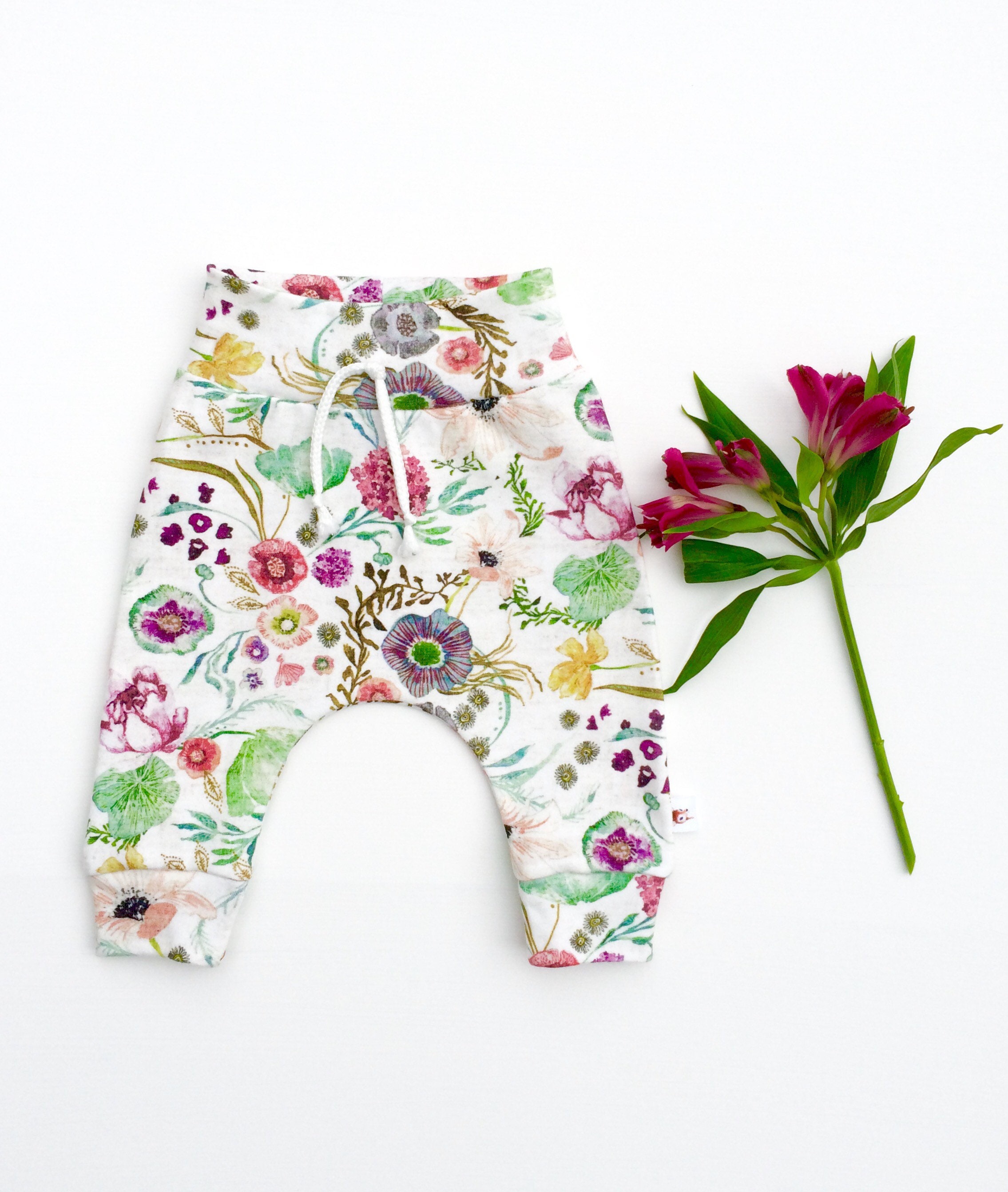 floral baby pants