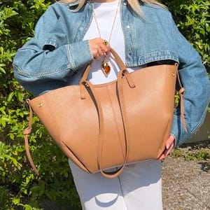Handmade Italian Leather Tote Bag, Designer Leather Handbag, Elegant Leather Purse, Shoulder Bag, Genuine Leather Bag, Leather Gift for Her
