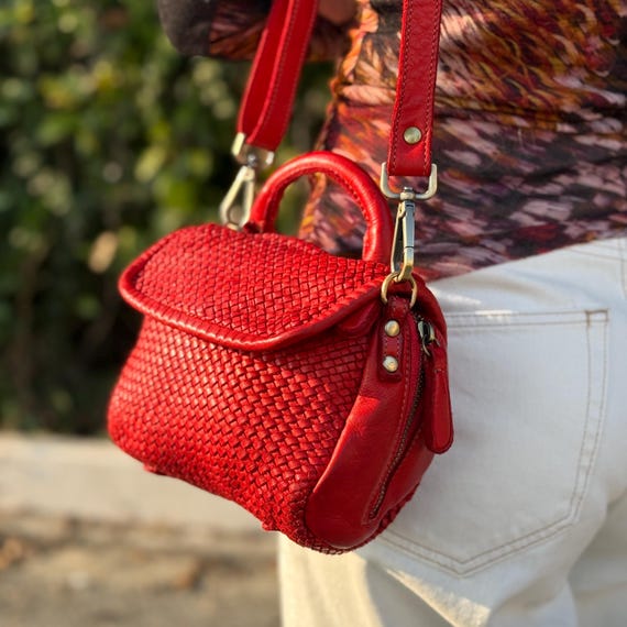 Borsa Hobo Vintage In Pelle PU Donna – Tracolla Rimovibile Con Chiusura Magnetica 32x19x16 Cm - 3