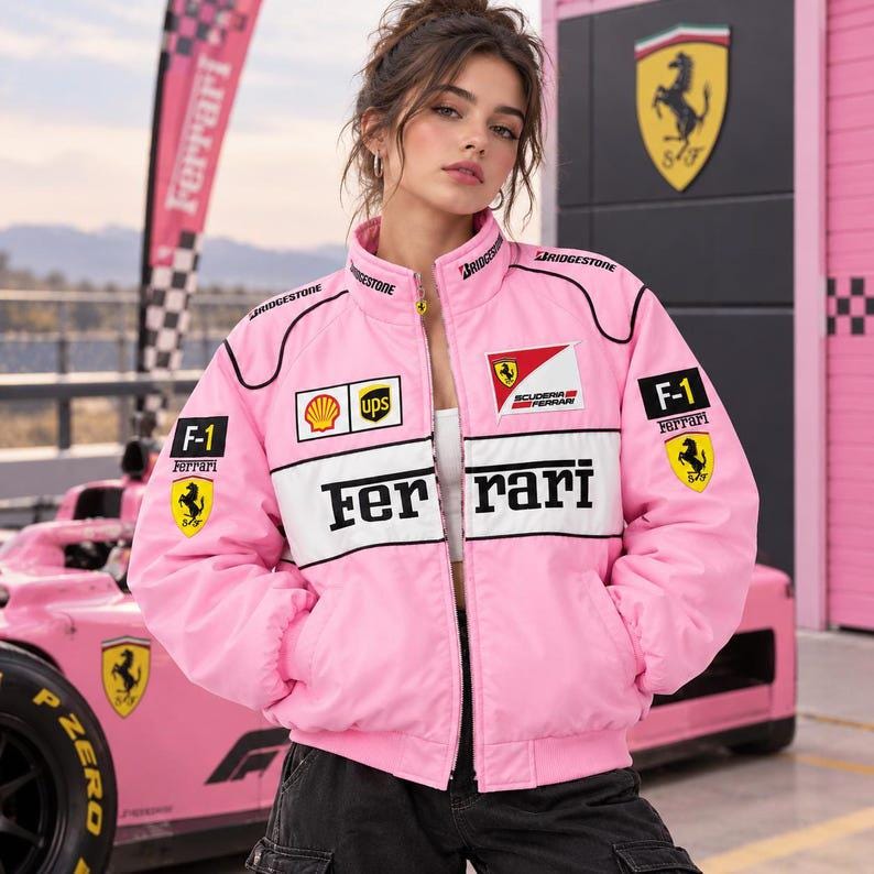 Ferrari jacket pink - Etsy 日本