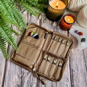 Lantern Moon Ancestry Interchangeable Knitting Needle Set (4 inch) | Gifts for Knitters | Luxury Knitting | Wooden Circular Knitting Needles