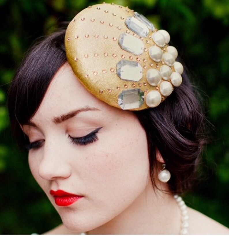 Golden Shimmer Headpiece image 1