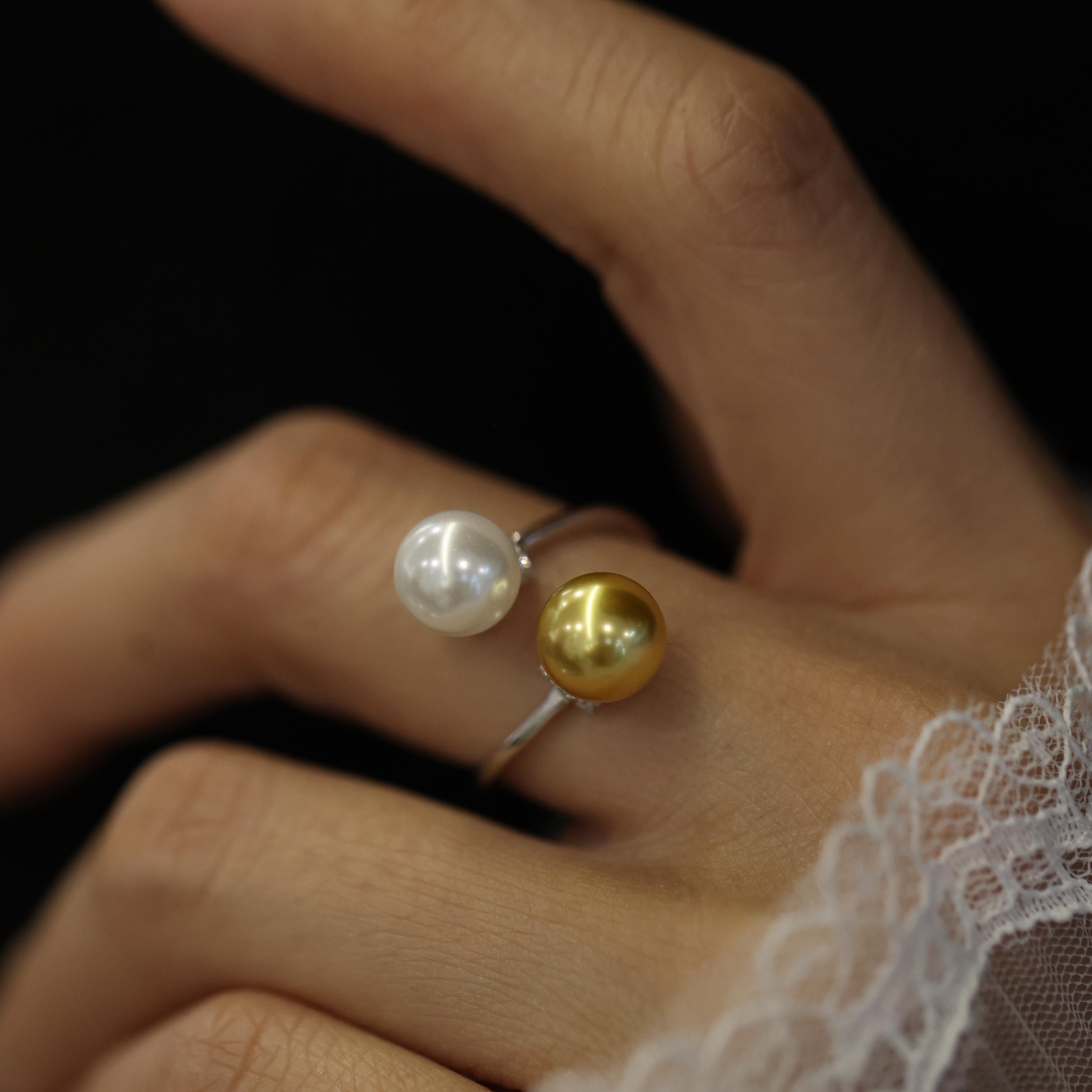 Dior Pearl Ring - Etsy Canada