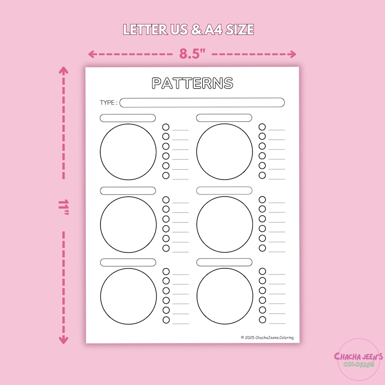Marker Pattern Practice Sheets: Coloring Blending Techniques (PDF) - Etsy