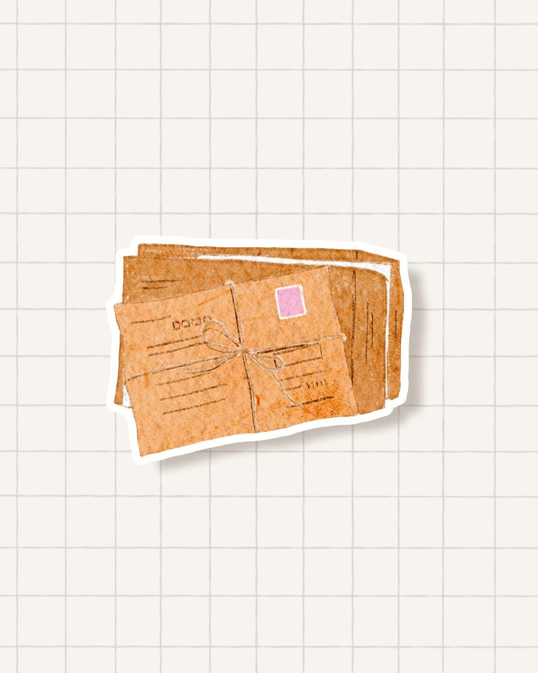 Paper Mails Sticker Design Sticker Letters, Mail, Snail Mail Club, Mails, for Journaling, Autumn ...