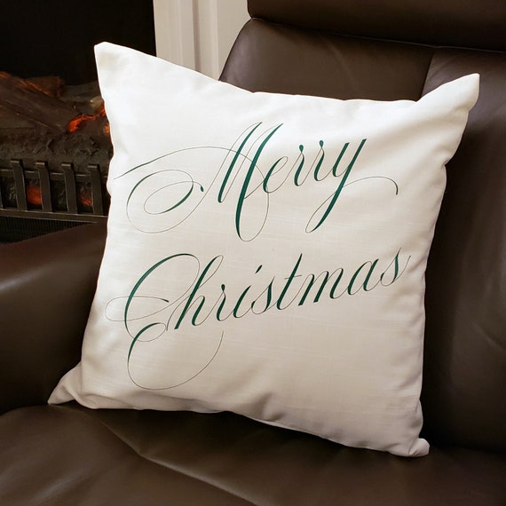 On Sale Mery Christmas Pillows Christmas Pillows Decorative Etsy