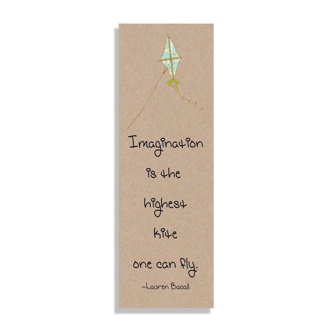 Imagination is the highest kite Bookmark Etsy