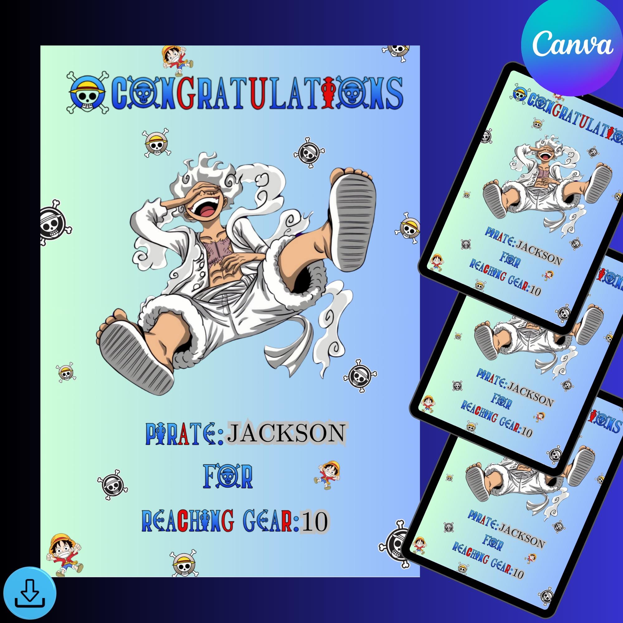 One piece bday greeting card - Etsy 日本