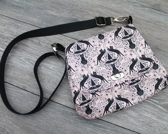 Cat's Cradle Lilac Mini Messenger Bag with adjustable strap | Halloween