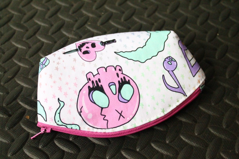 Pastel Goth small Petal Pouch Halloween image 7